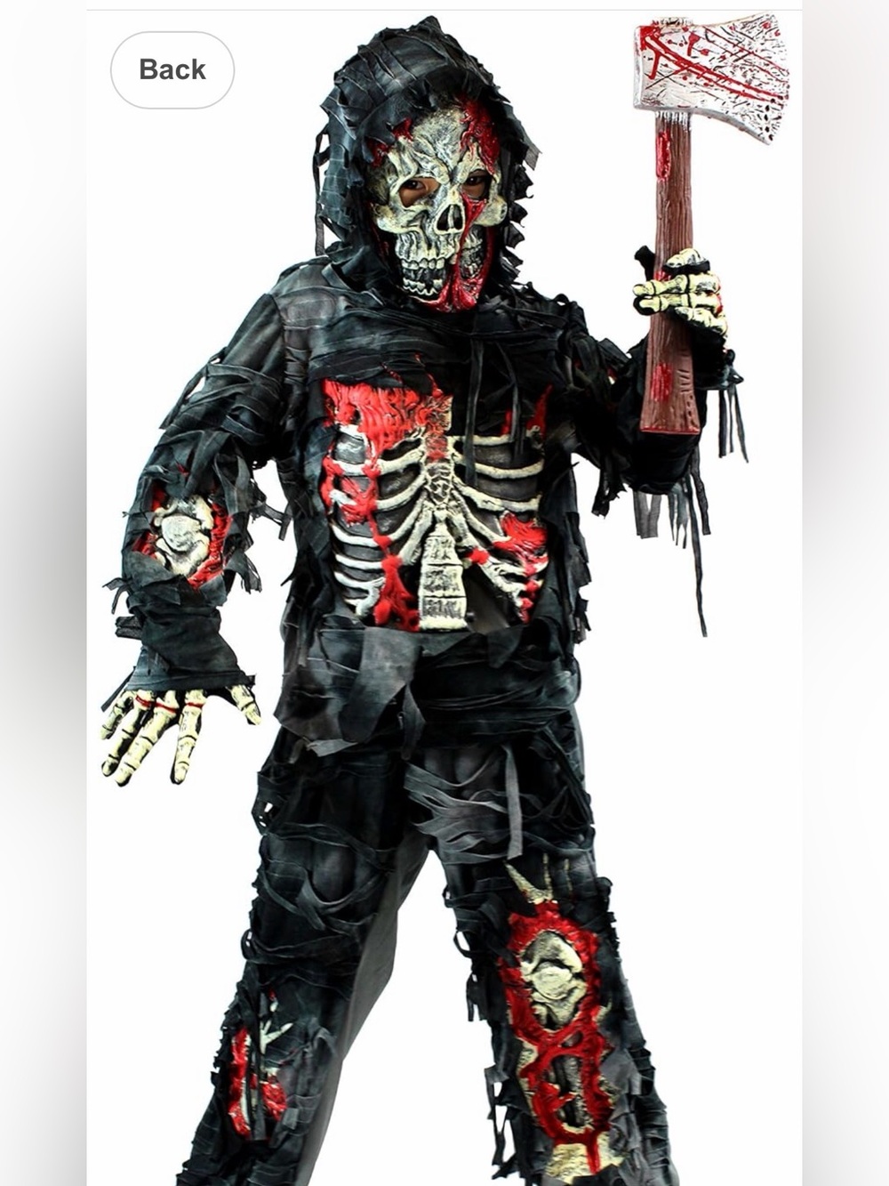 Spooktacular Creations Zombie Costume , Scary Halloween Costume for Boys L 10-12